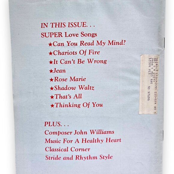 DC Comics Superman Sheet Music 1984 Piano/Guitar - Picture 2 of 3